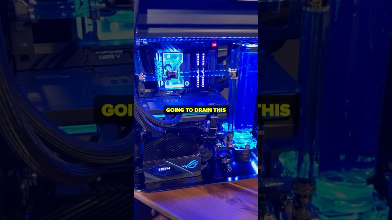 How To Drain Your Custom Watercooling Loop