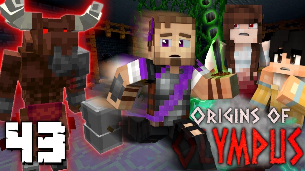 Origins of Olympus: INTO THE LABYRINTH! (Percy Jackson Minecraft Roleplay SMP)