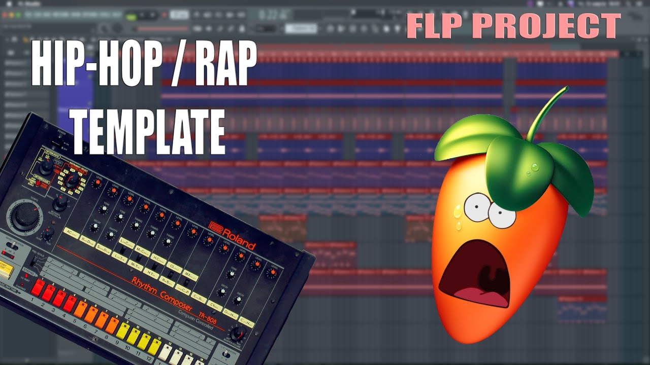 FLP Hip-Hop / RAP Beat Template (Tutorial, FL Studio, 808, Drum kit)