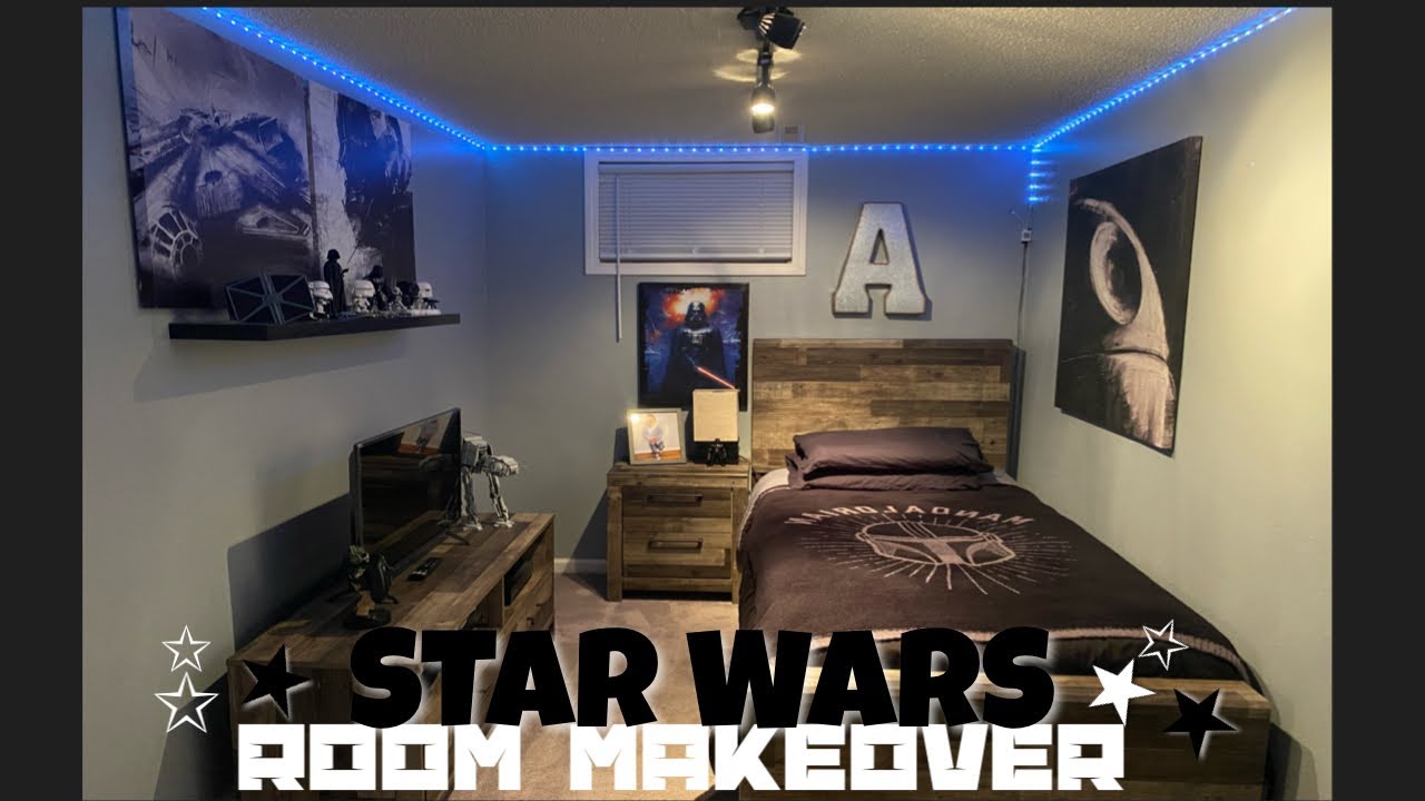 STAR WARS ROOM MAKEOVER | Before & After| KAREN AZU