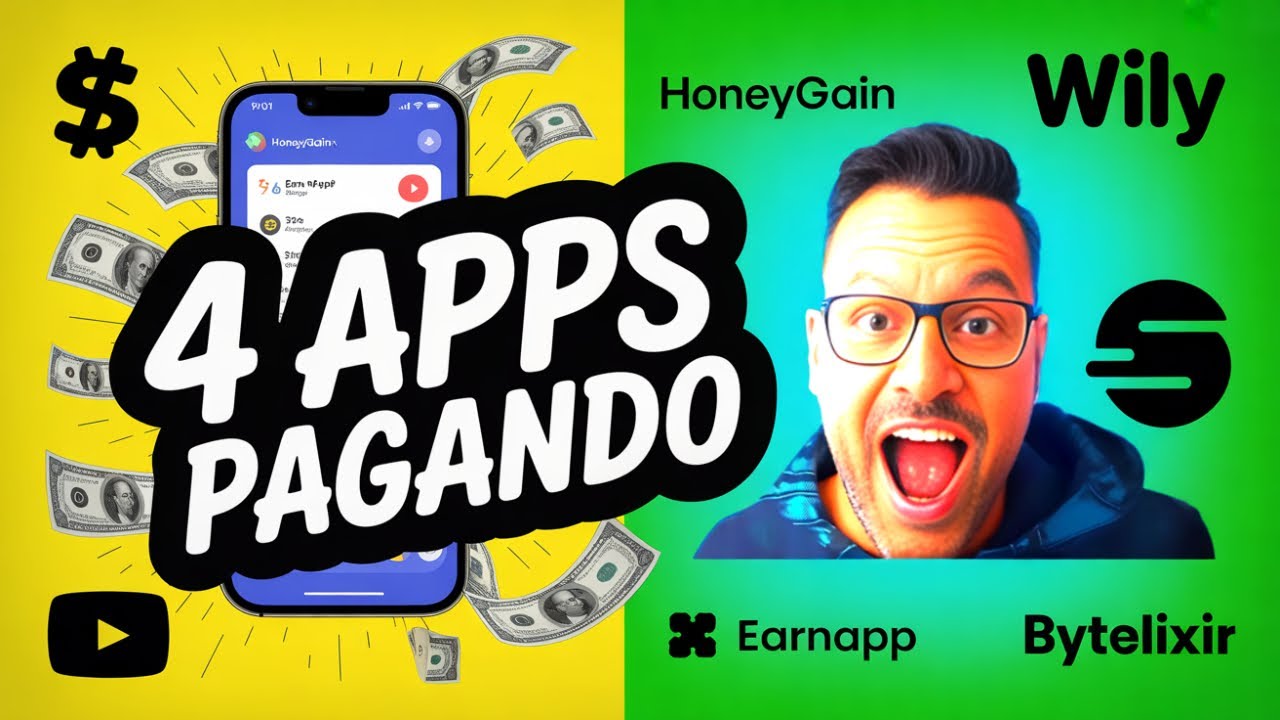 PROVA DE PAGAMENTO! Wily + 3 APPS DE MINERAÇÃO PAGANDO (Honeygain, EarnApp e ByteLixir)