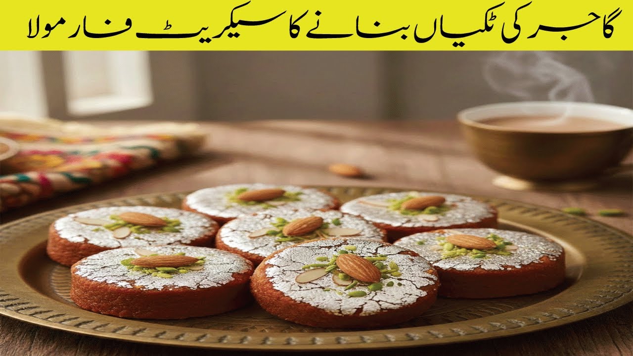 Gajar ki Tikiyan |Crispy carrot cutlets winter special Recipe|Thal food with baqir|