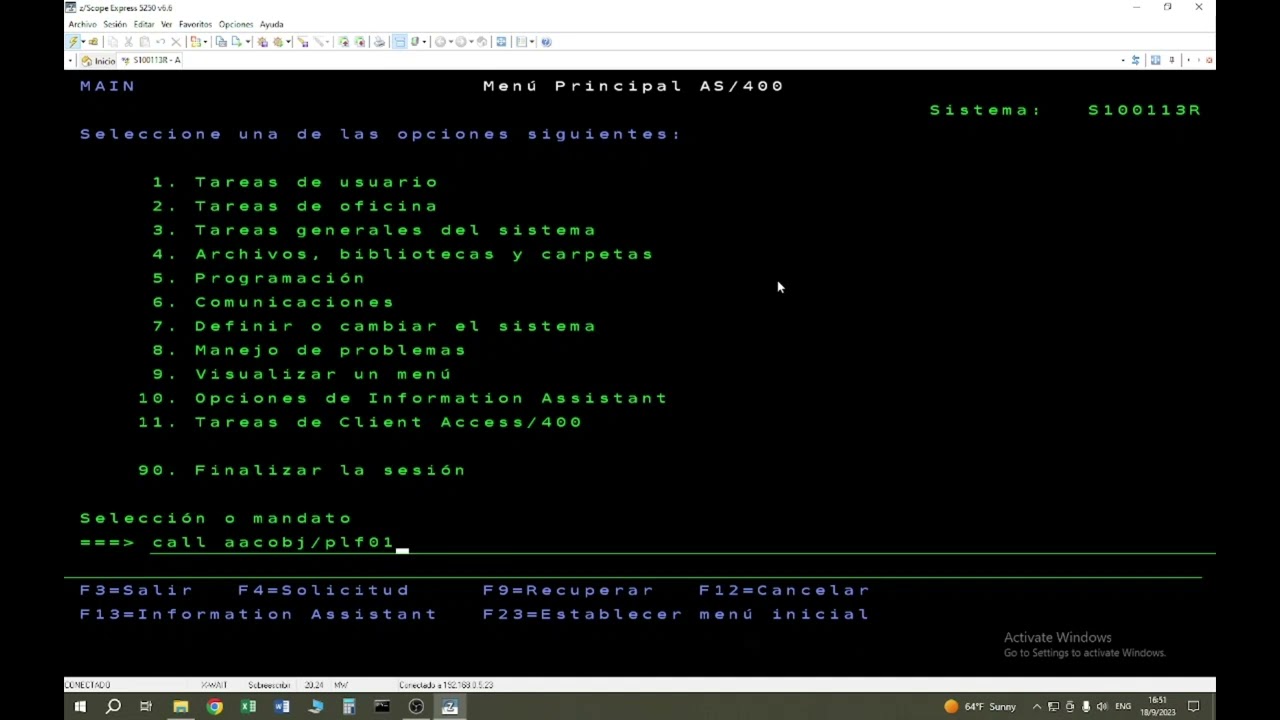 Programación de procesos en un AS/400 para ver archivos lógicos de un archivo físico - Parte 1