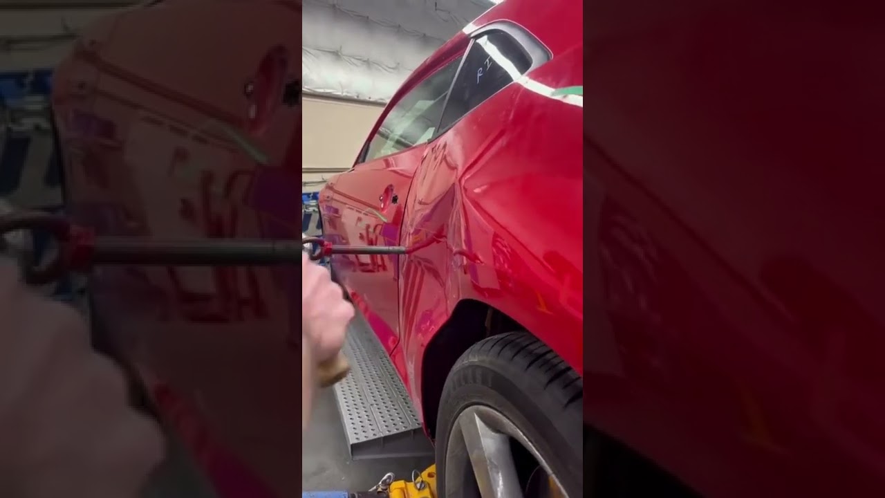Dented Quarter Panel Pull! 🎥 @n54booost