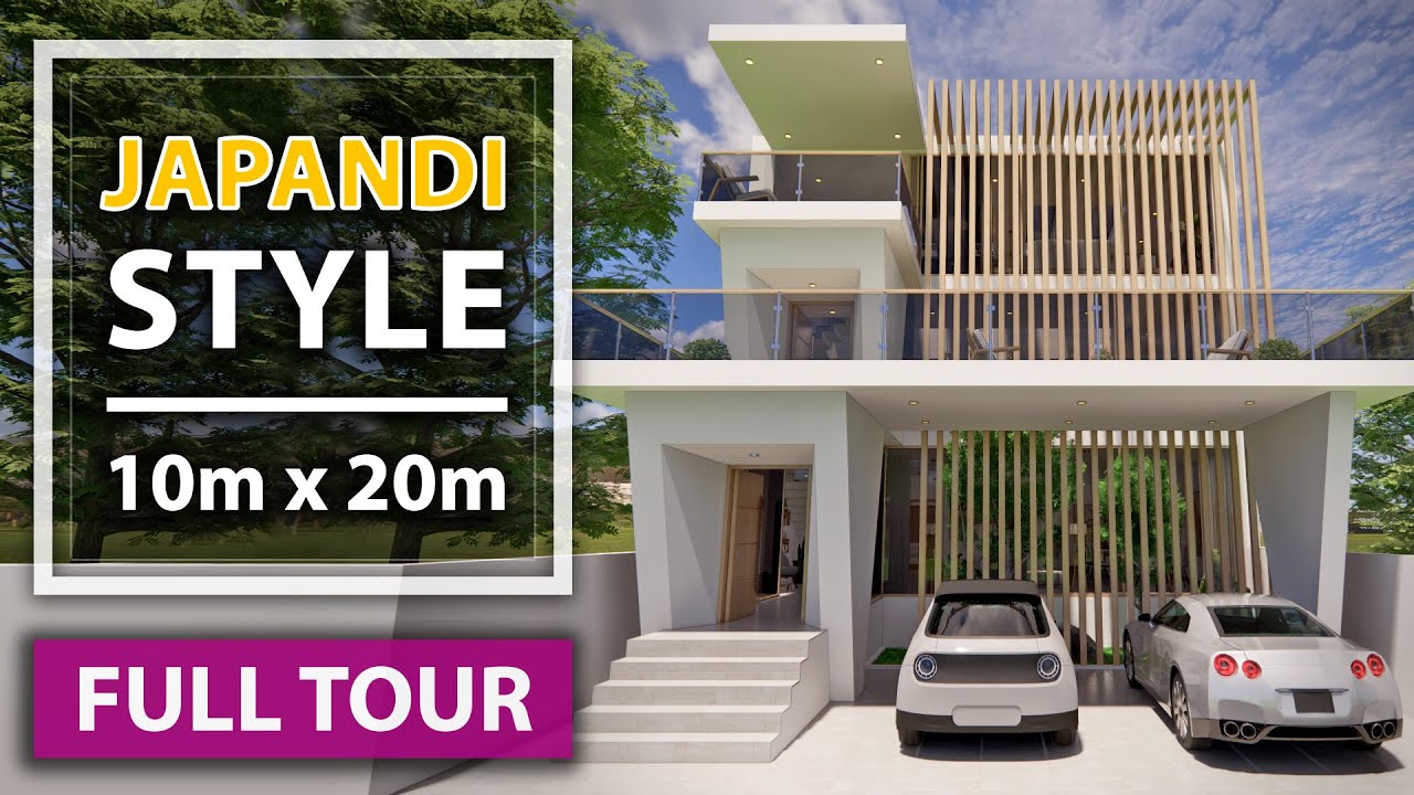 ДОМ В СТИЛЕ В ЯПОНИИ на участке 10 м x 20 м 🌟 [ПОЛНЫЙ ВИРТУАЛЬНЫЙ ТУР]