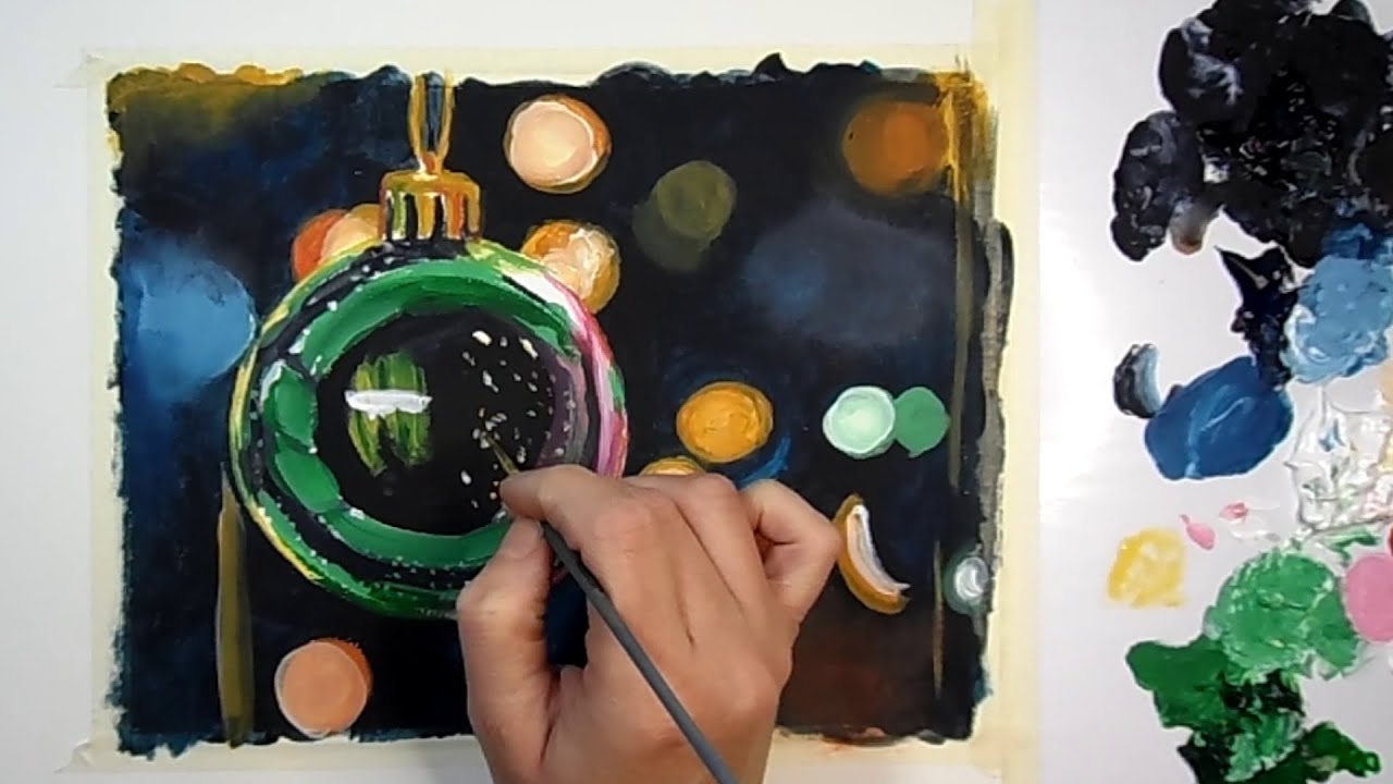 Christmas Ornament - Paint With Me.
