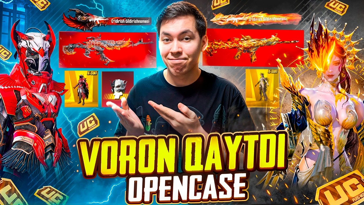 VORON QAYTDI! X-KOSTYUM OPENCASE 🥵 MIFIKLAR YOMG'IRI 😍 PUBG MOBILE