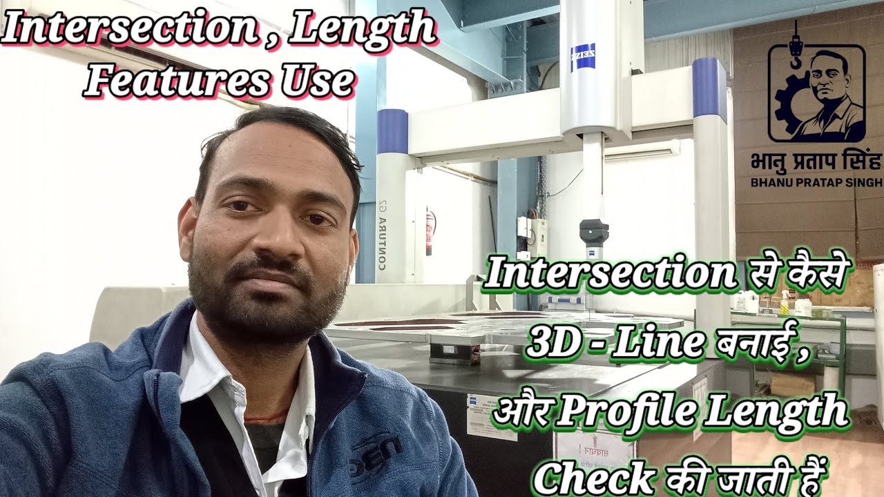 Intersection Features in CMM Machine – How to Measure Points, Lines & Angles 📖📚✍️✏️