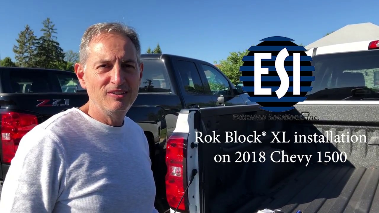 Установка блока ESI Rok Block® XL от Extruded Solutions Inc на Chevrolet 1500 2018 года выпуска.