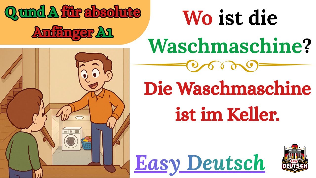 Deutsch Lernen für Anfänger: 200 praktische A1-Sätze als Q&A