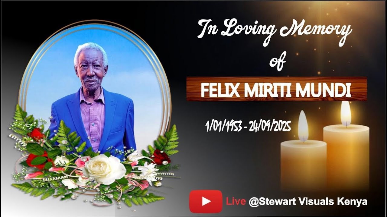 felix miriti burial livestreaming