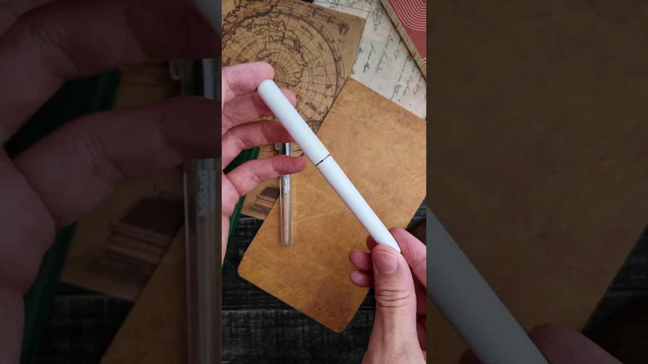 Best budget fountain pen? Muji's polycarbonate pen #muji #fountainpen