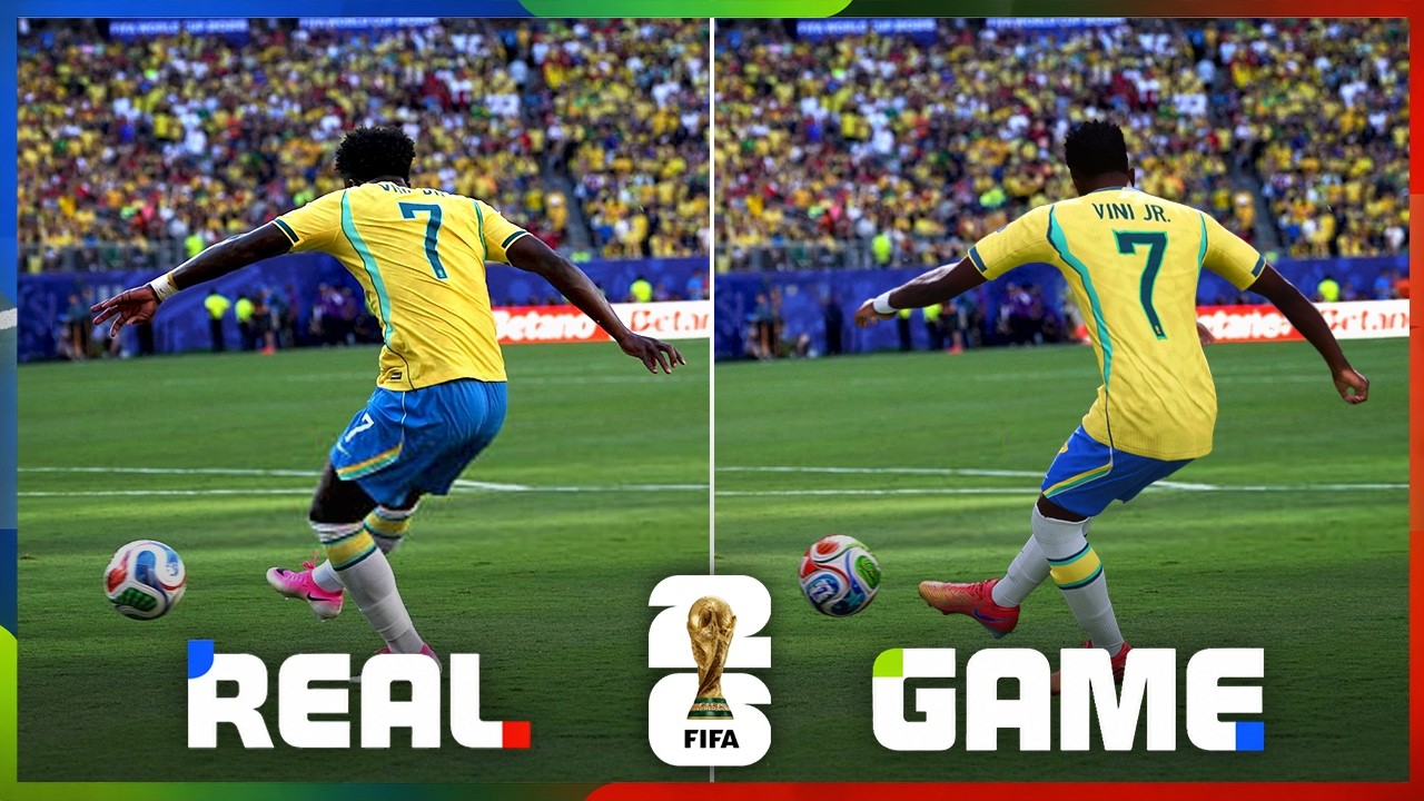 Brazil 1-1 Morocco World Cup (EAFC 26 Recreation)