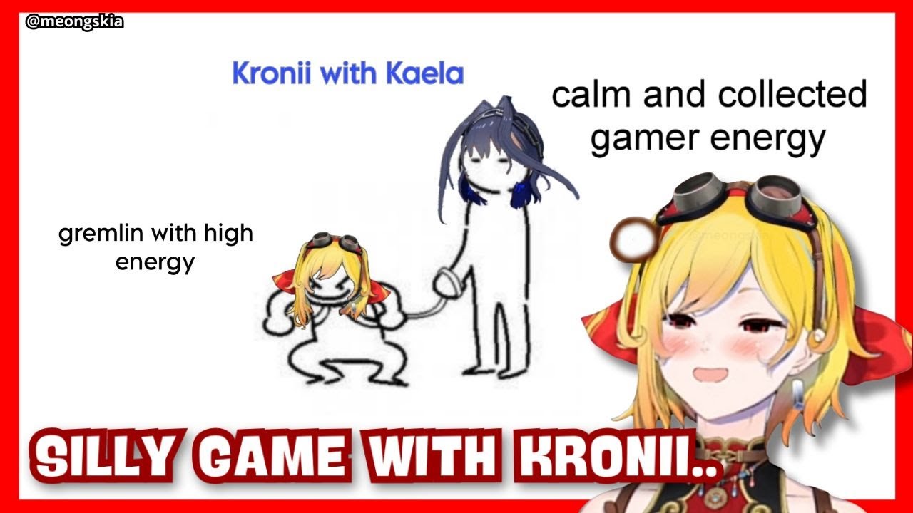 KRONII reaction about the reason why KAELA need to play silly game with her