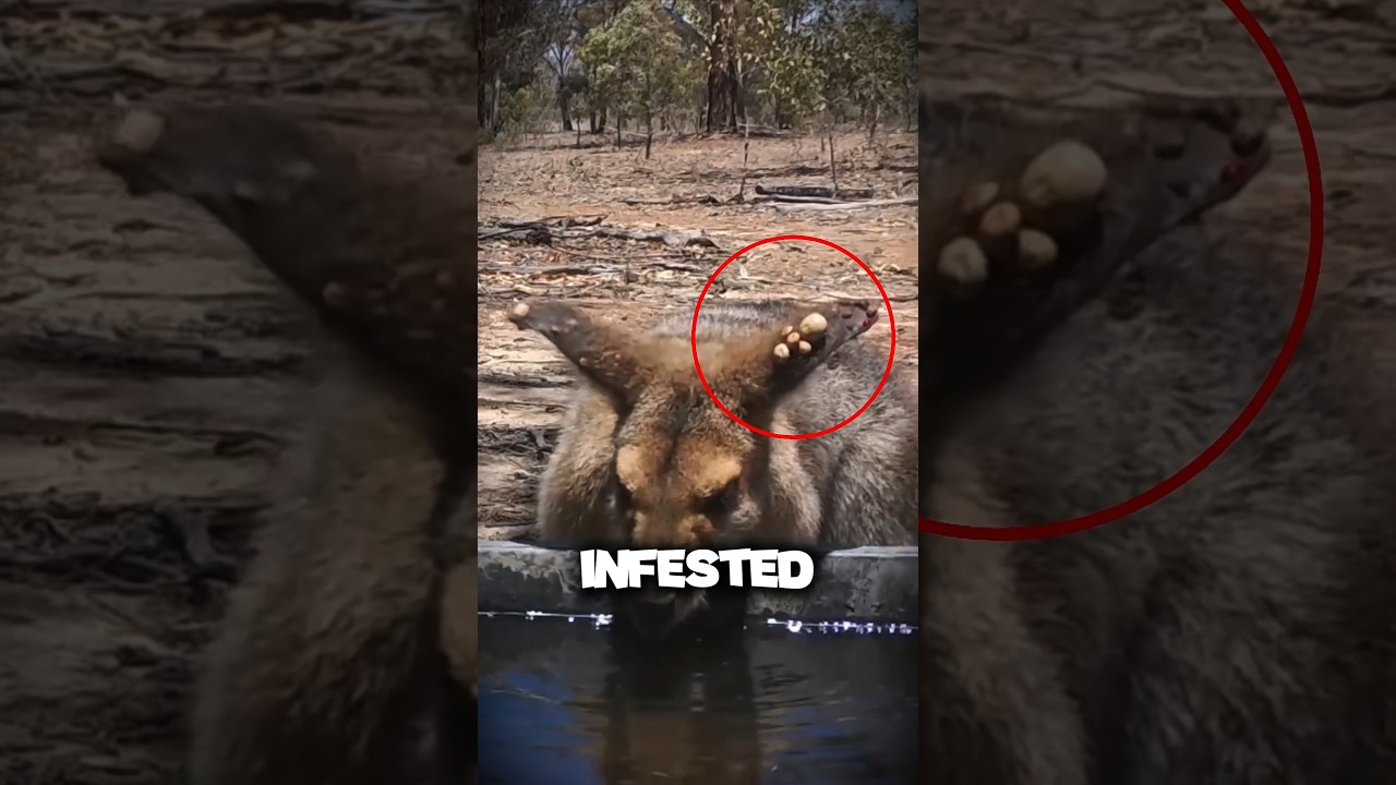 SMART CROW SAVES A KANGAROO