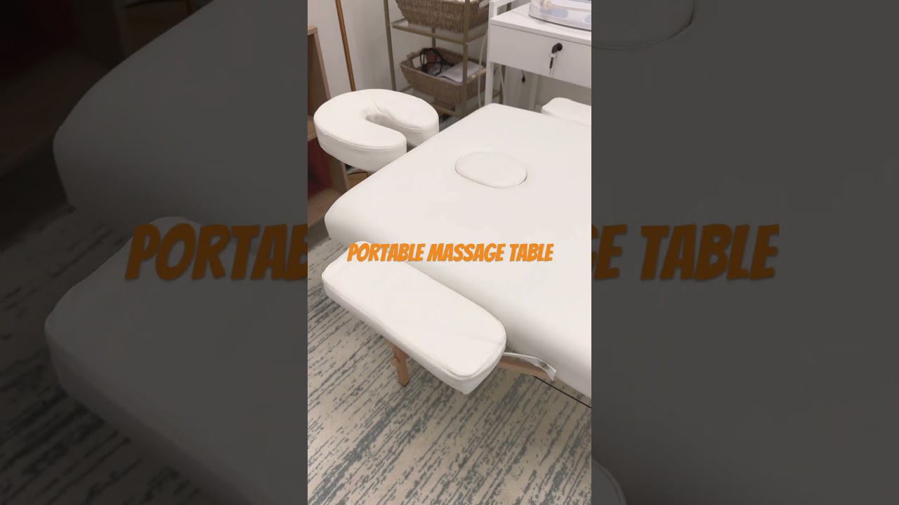 👏unfold tranquility anywhere with our Portable Massage Table! #massagetable #spaequipment