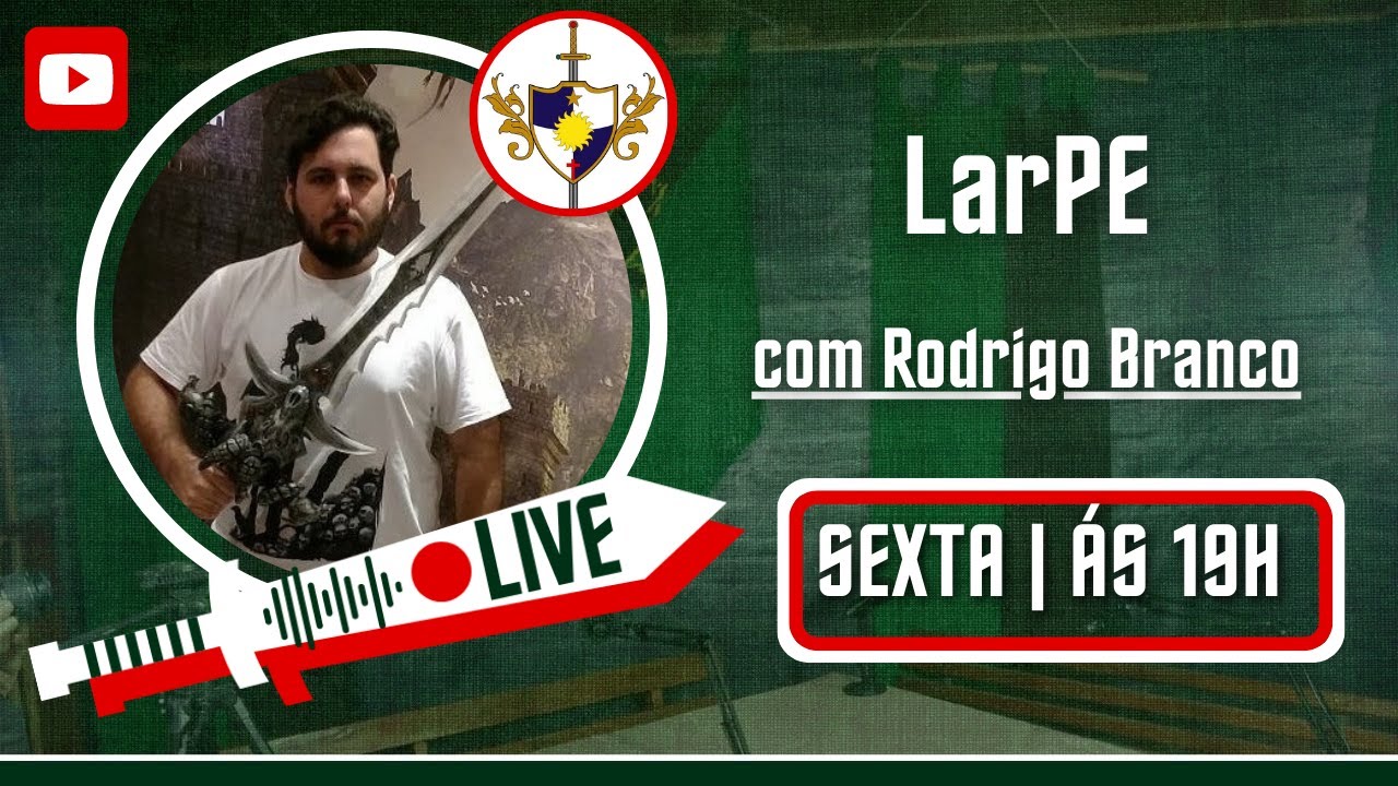 N&atilde;o rolou a Live com Rodrigo Branco (LarPE)
