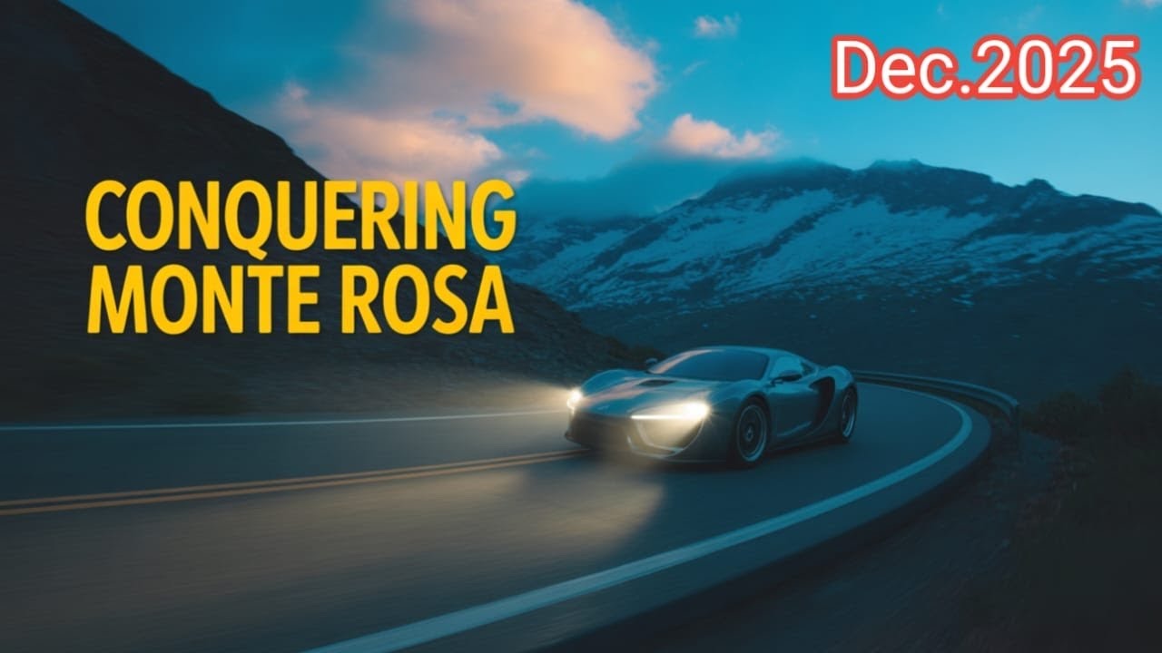 Driving in the Monte Rosa valley Italy 🇮🇹-Roadtrip in Italy.