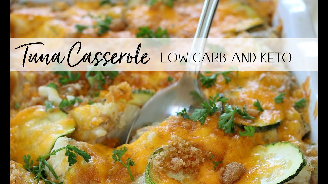 LOW CARB TUNA CASSEROLE | Keto Seafood Casserole