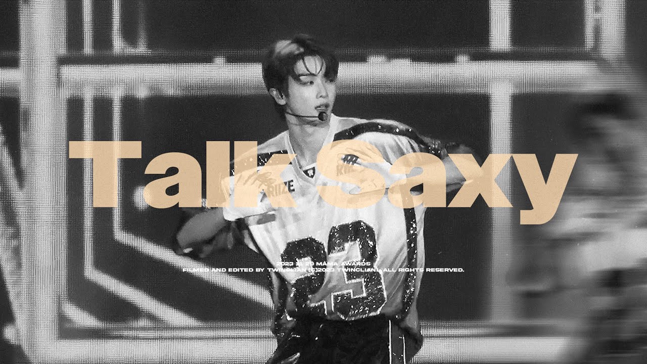 [4K] 231129 MAMA AWARDS - TALK SAXY | 라이즈 성찬 직캠 RIIZE SUNGCHAN Fancam