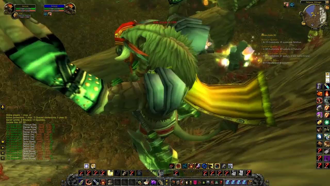 WOW Cata Quest 'Disarming Bears - 28366' Horde on a PS