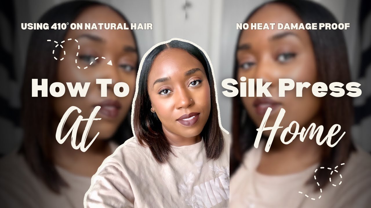 HOW TO SILK PRESS NATURAL HAIR AT HOME