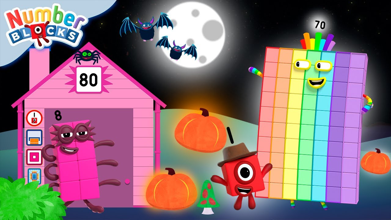 할로윈 특집 🎃 | 스페인어 숫자 블록 | 전체 에피소드 | 즐거운 휴일