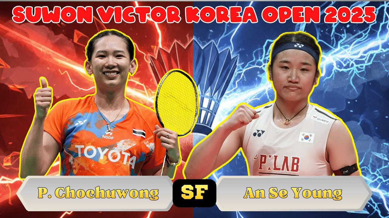 안세영 vs 폰파위 초추웡 Korea Open 2025 4강 하이라이트 – 홈퀸 vs 태국의 강력 챌린저