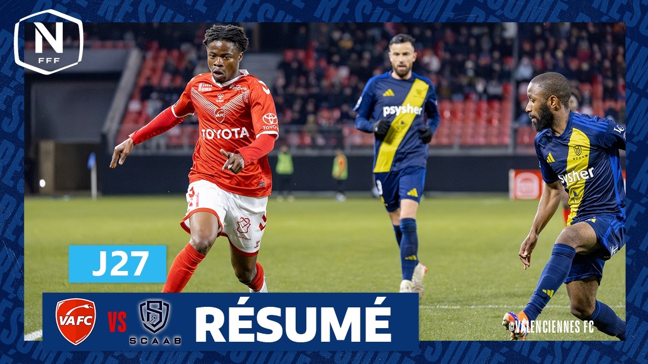 J27 I Valenciennes FC &ndash; SC Aubagne Air Bel (0-0) I National FFF 2025-2026