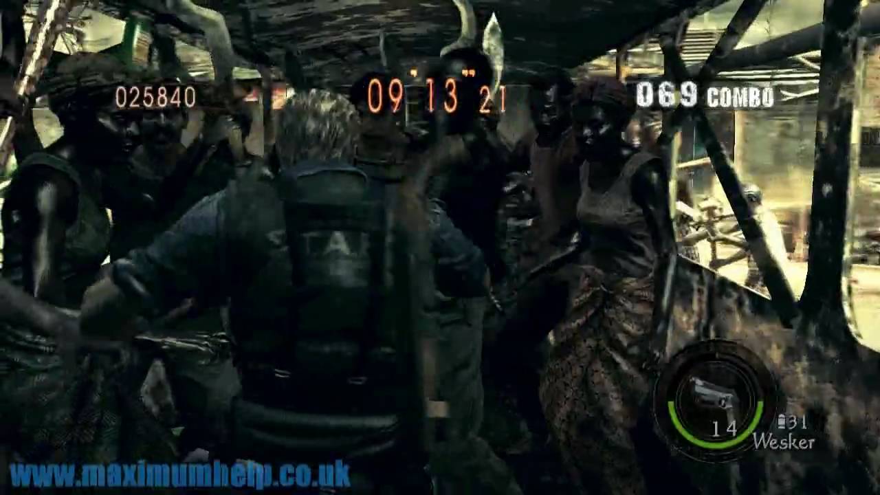 380 Combo Pt1 No Mercy Wesker STARS SS Rank Public Assembly * The Mercenaries * Resident Evil 5 PC