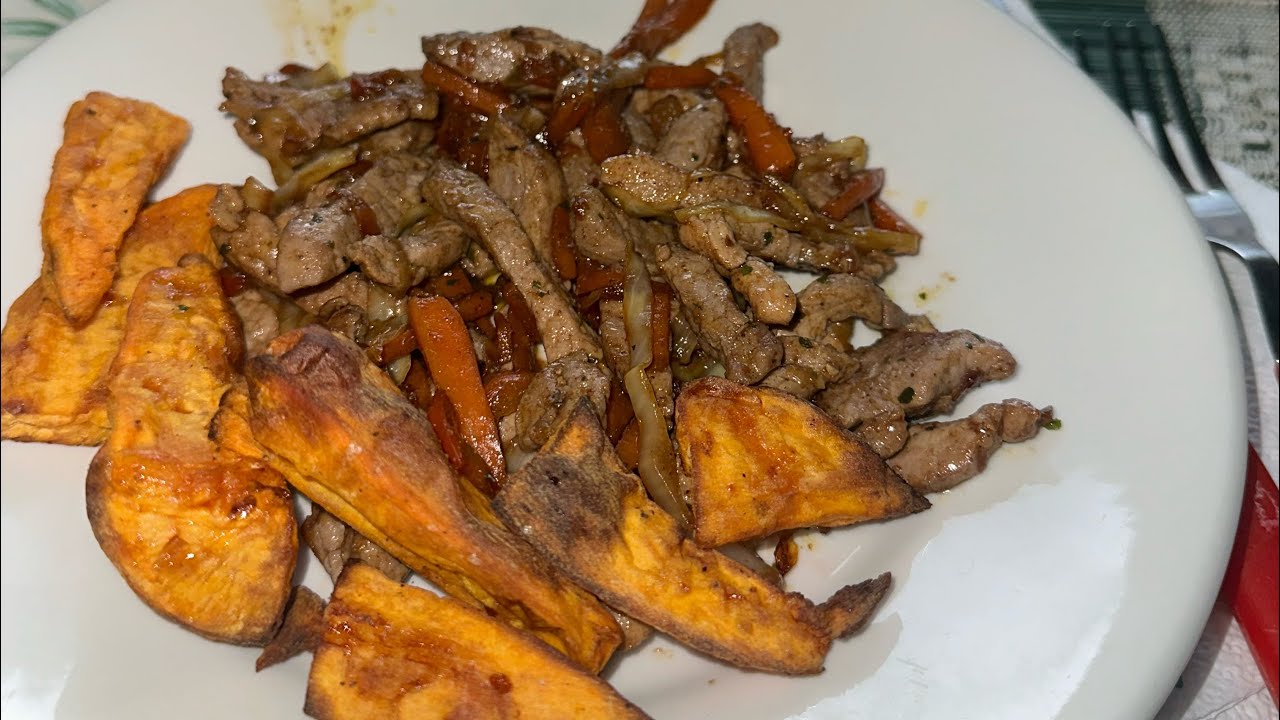 Salteado de carne casero con verduras | Fácil y delicioso