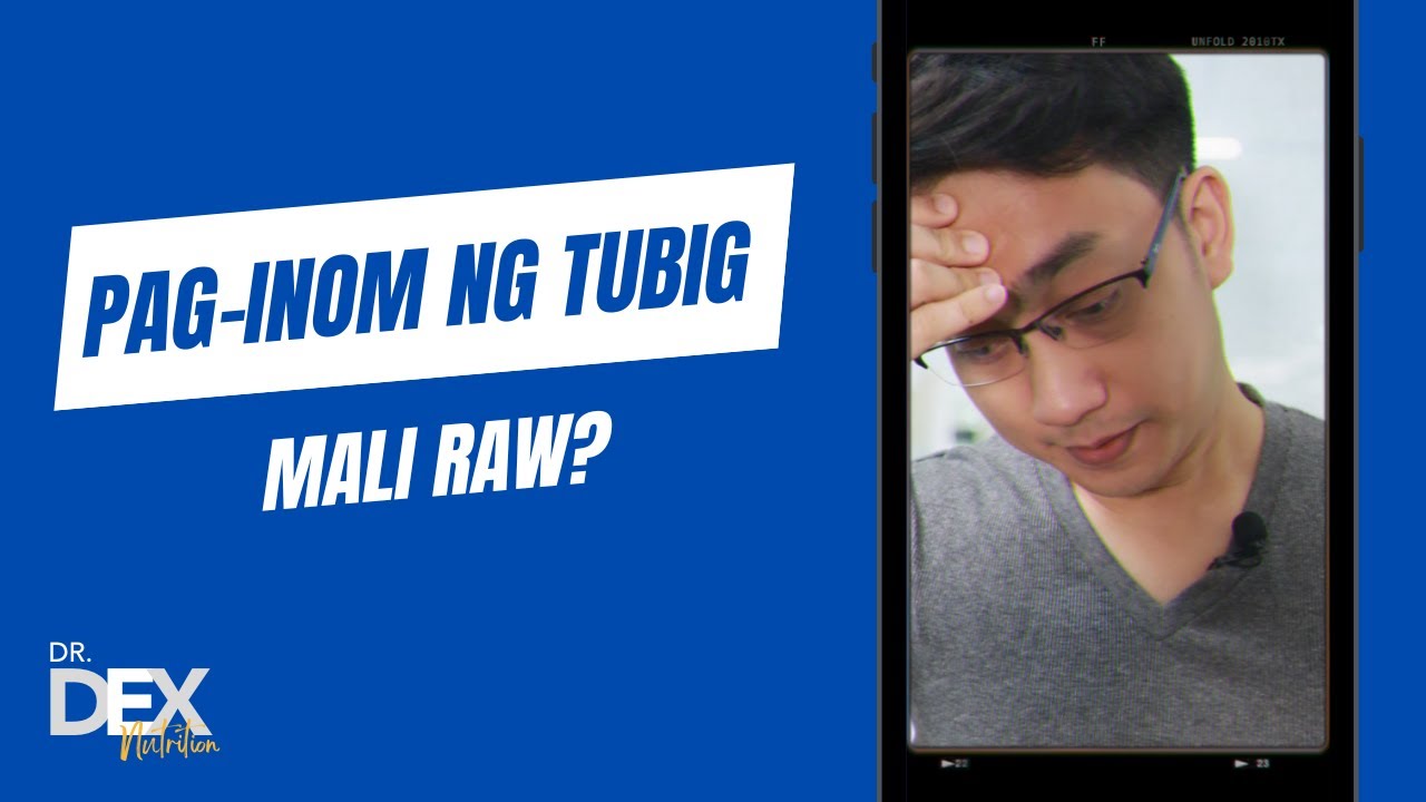 Pag-inom ng tubig, mali raw?