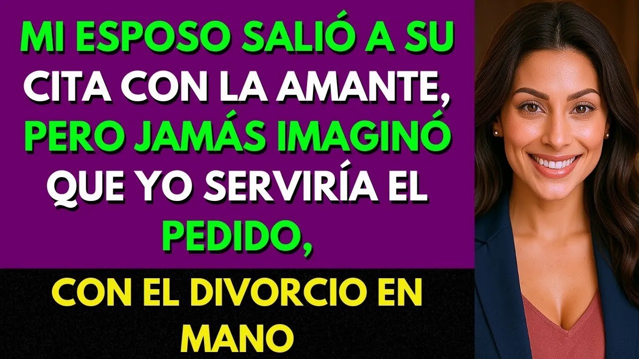 Mi Esposo Llevó a Su Amante a La Cita… Pero Quien Sirvió El Pedido Fui Yo, Con El Divorcio En Ma