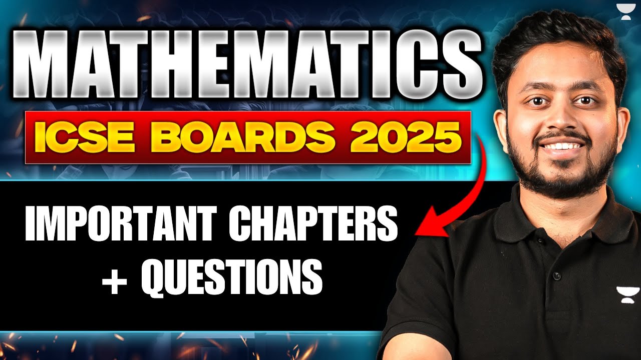 🔥 Important Chapters + Questions | Class 10 ICSE Boards | Fast-Track Revision with Shubhanshu Sir