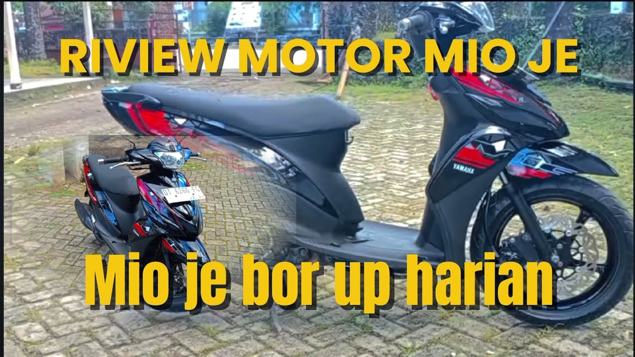 review Mio j bor up 130 cc harian #yotube #racing #fyp