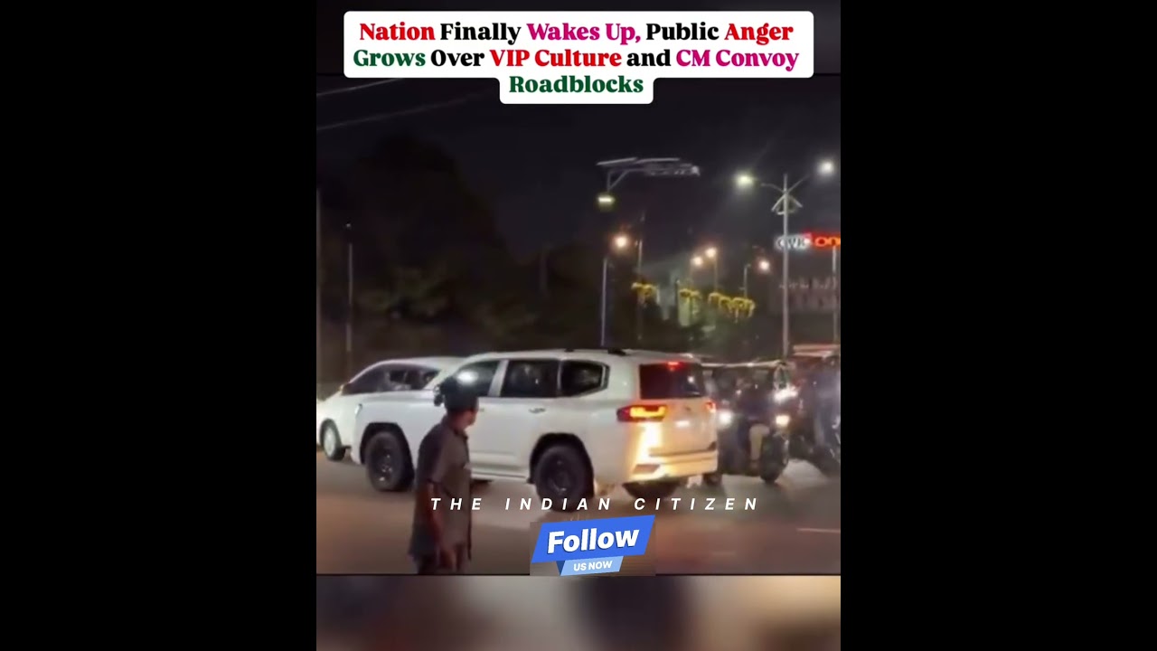 Nation Protests VIP Culture and CM Convoys, #VIPCulture #CMConvoys #PublicProtest #EqualRoadAccess