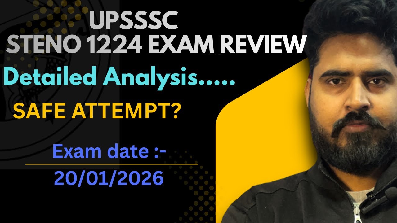 UPSSSC STENO 1224 EXAM REVIEW🔥 #upsssc  #upssscsteno #upssscstenographer 