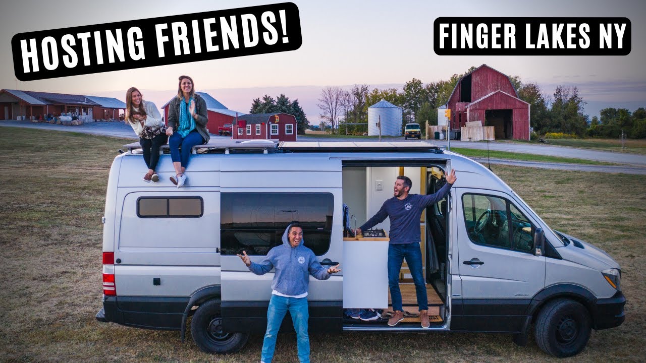 2 Days in the Finger Lakes NY - Wineries, Breweries, and Watkins Glen - Van Life Ep 3