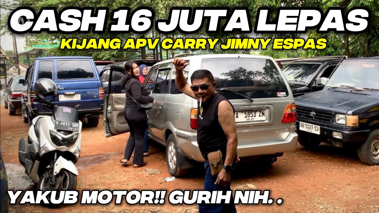 16 Jutaan Lepas Nih YAKUB MOTOR‼️Kijang Ganteng Rapih Ada Jimny Carry Apv Agya Mobil Bekas Murah