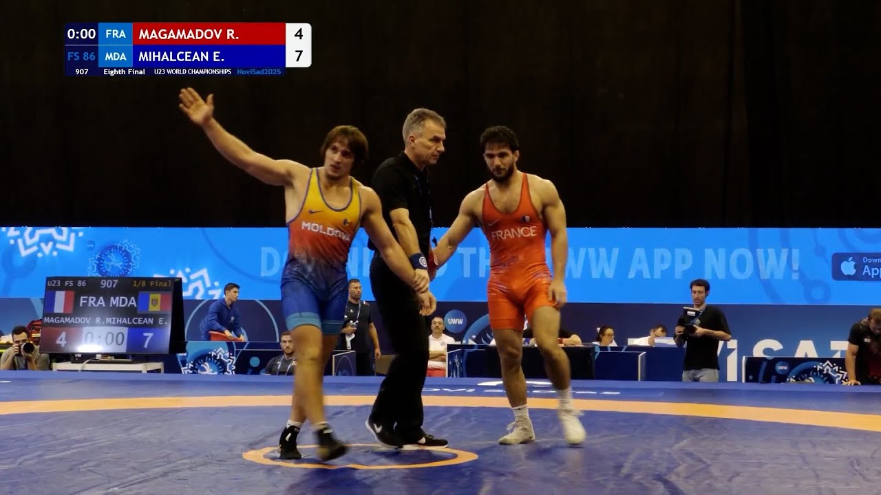 EUGENIU MIHĂLCEAN, VICECAMPION MONDIAL LA LUPTE LIBERE