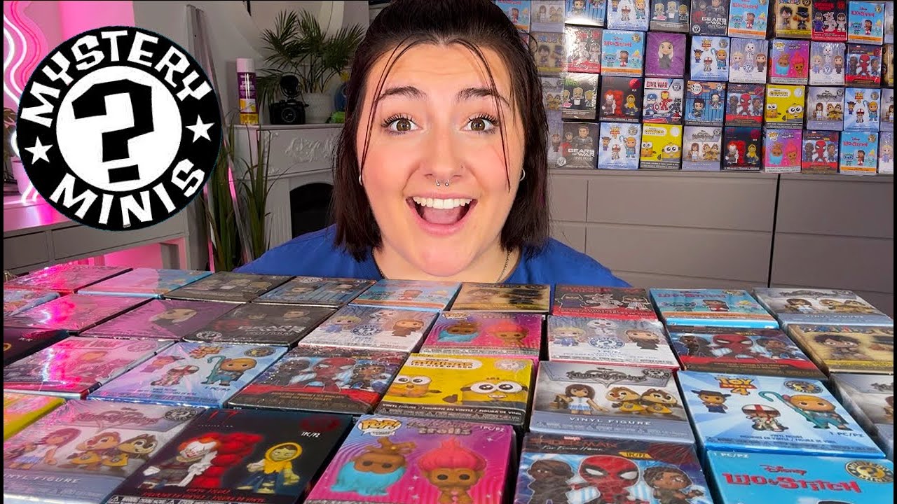 UNBOXING 100 Funko Mystery Minis😱 *Rare Find*