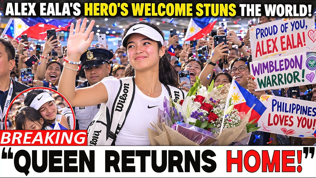 EMOTIONAL HOMECOMING! Alex Eala Receives a Hero's Welcome Across the Philippines 🇵🇭