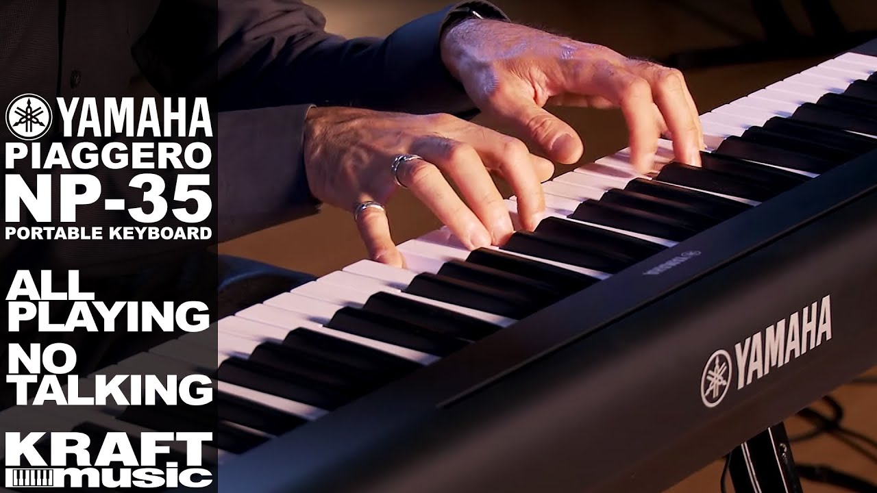 Yamaha Piaggero NP-35 Portable Keyboard  - All Playing, No Talking with Gabriel Aldort