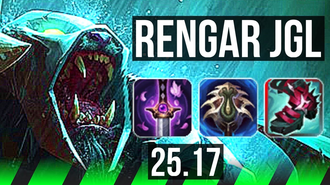 RENGAR vs MASTER YI (JGL) | Dominating | EUW Master | 25.17