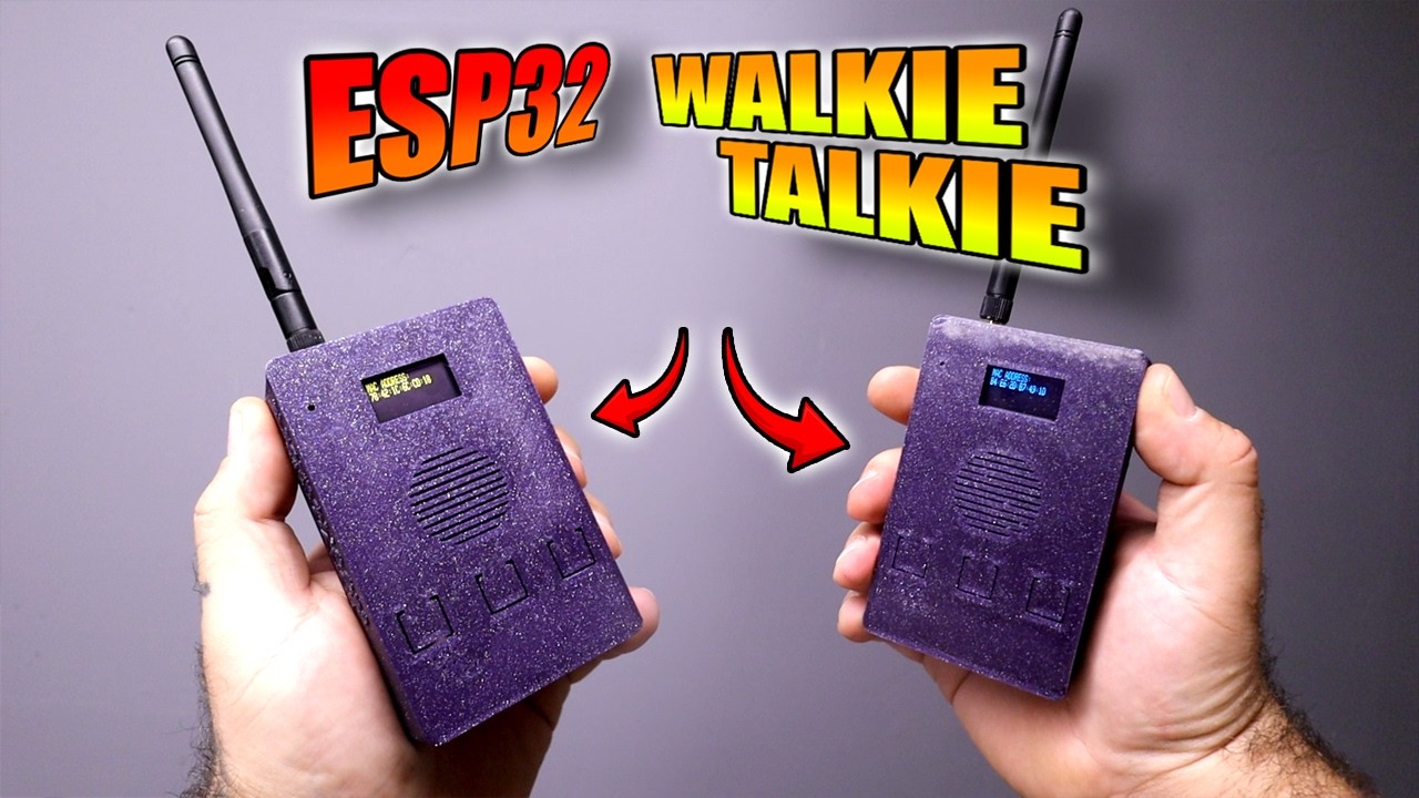 Walkie Talkie con WiFi con el ESP32