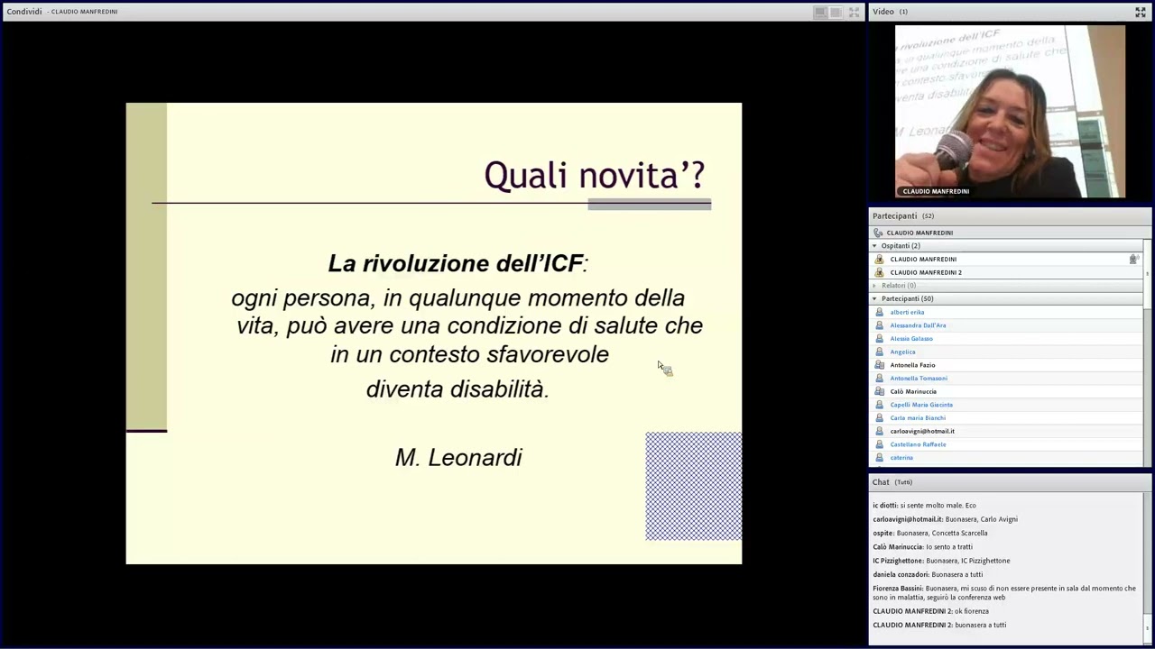 ICF Il modello concettuale della classificazione ICF ...