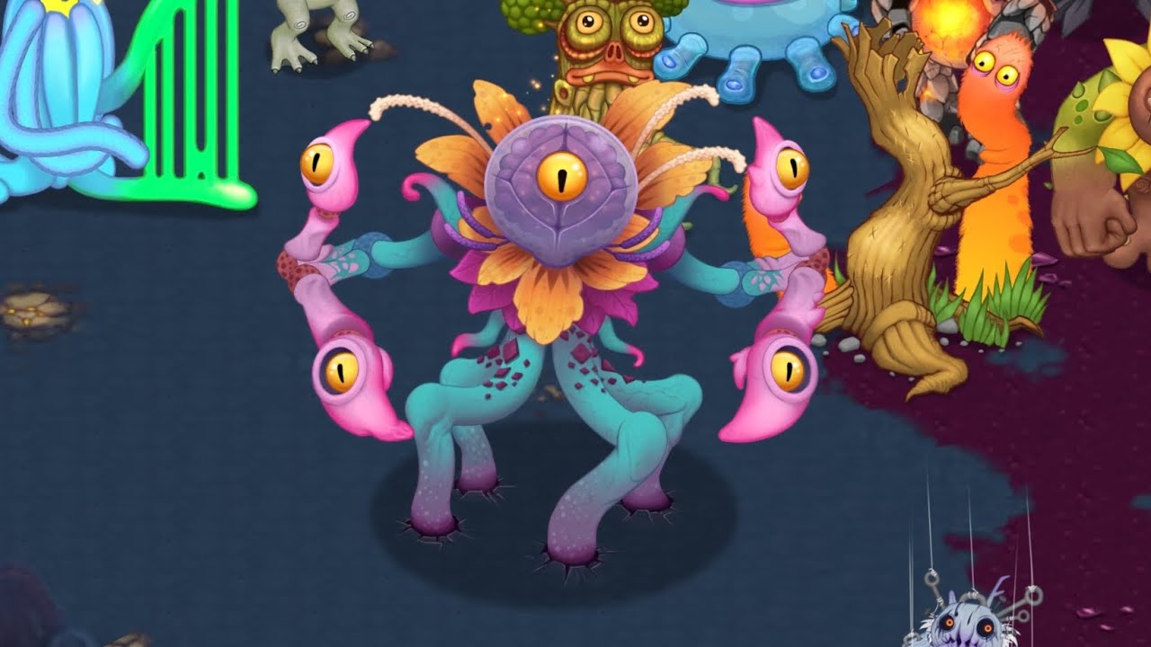 Cruv'laaphtian Crocus (Psychic Titansoul) on Mirror Psychic Island Not Full Song My Singing Monsters
