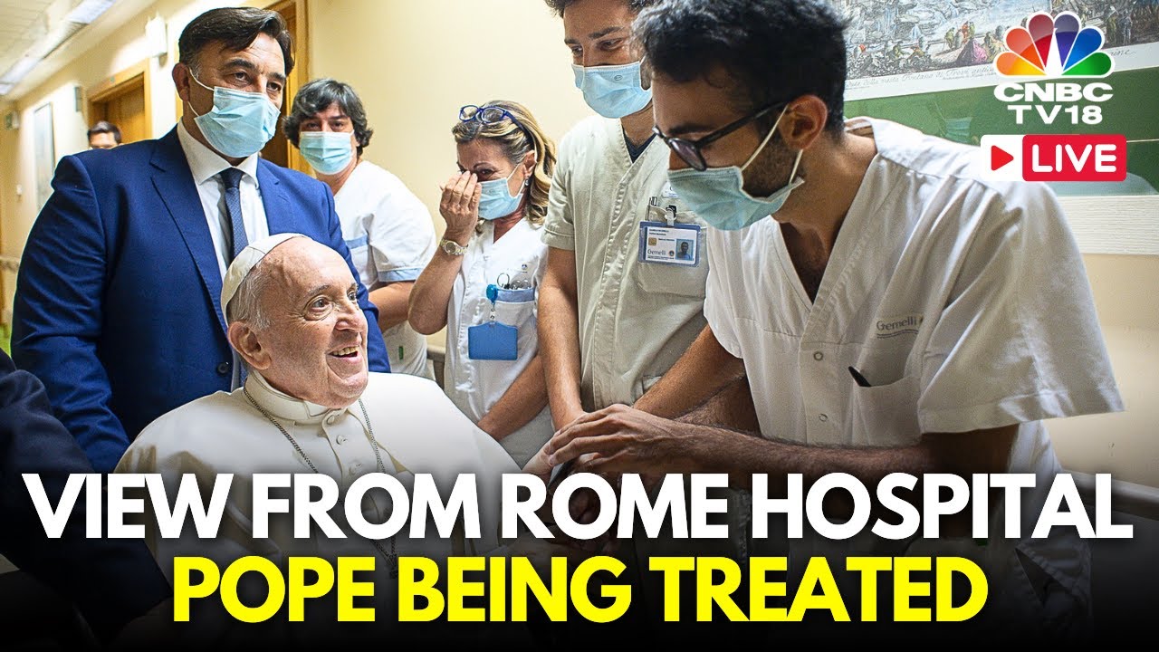 LIVE From Pope at Gemelli Hospital, Rome | Pope Francis in Critical Condition | Pope Health | N18G