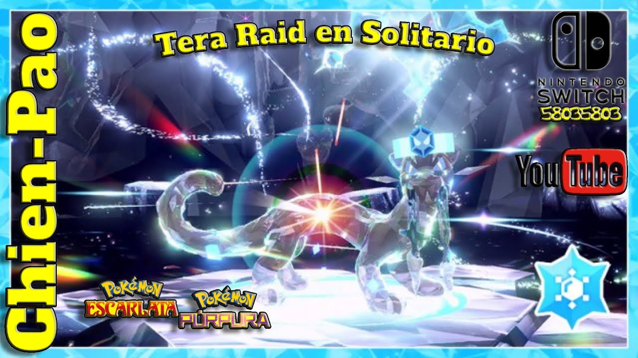 🧊 ¡VENCÍ a CHIEN-PAO SOLO! Teraincursión de 5⭐ sin ayuda | Pokémon Escarlata y Púrpura