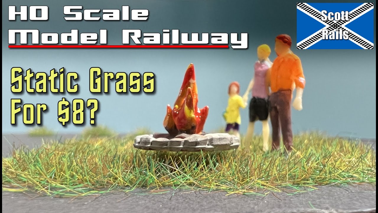 Making A Budget Static Grass Applicator For Under $10 For My New Model Railway Scenery.
